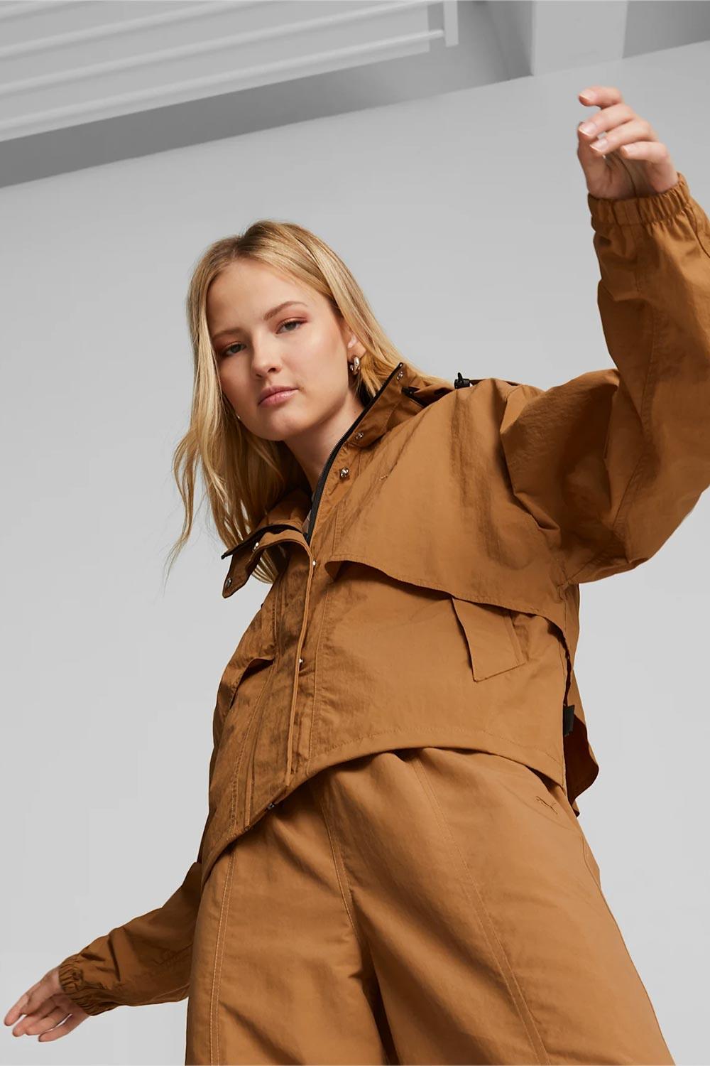 Puma-INLAND Short Woven Jacket Desert Tan-Ceket-1-roqelvaxirum.shop