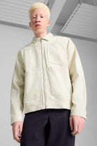 Puma-MMQ Zip Overshirt-Alpine Snow-Ceket-1-roqelvaxirum.shop