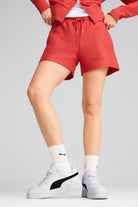 Puma-PREMIUM ESS A-Line Shorts 4 Jacquard Red-Şort-3-roqelvaxirum.shop