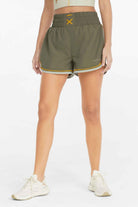 Puma-PUMA X FRIDA KAHLO SHORT Dark Green Moss-Şort-3-roqelvaxirum.shop