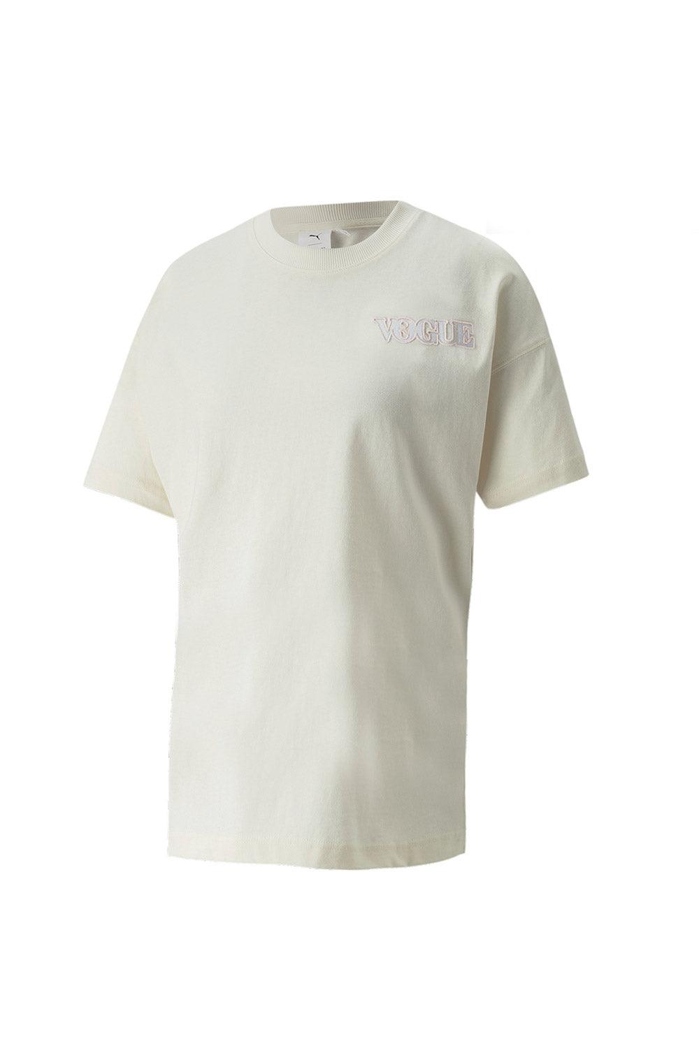 Puma-PUMA X VOGUE Relaxed Tee Pristine-T-Shirts-1-roqelvaxirum.shop
