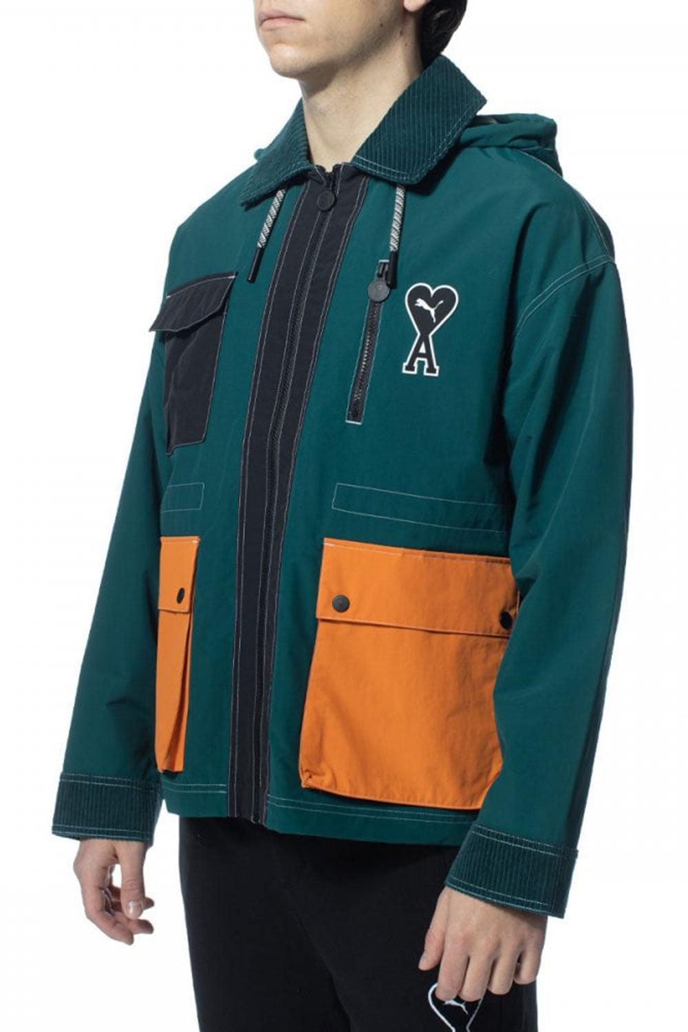 Puma-PUMA x AMI Jacket Varsity Green-Mont-4-roqelvaxirum.shop