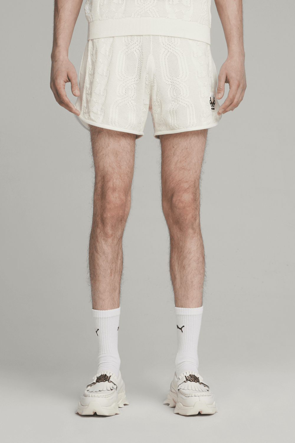 Puma-PUMA x PALOMO T7 Shorts-Warm White-Şort-1-roqelvaxirum.shop