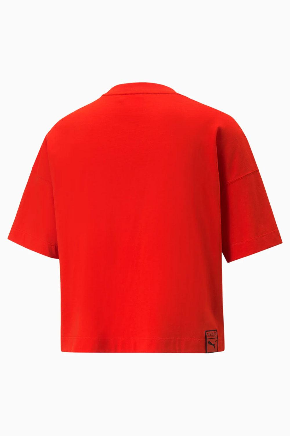 Puma-PUMA x VOGUE Graphic Tee Fiery Red-T-Shirts-4-roqelvaxirum.shop