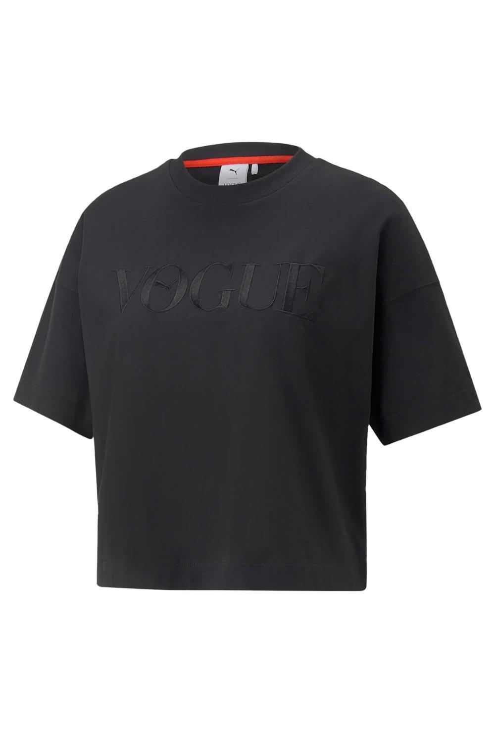 Puma-PUMA x VOGUE Graphic Tee Puma Black-T-Shirts-5-roqelvaxirum.shop