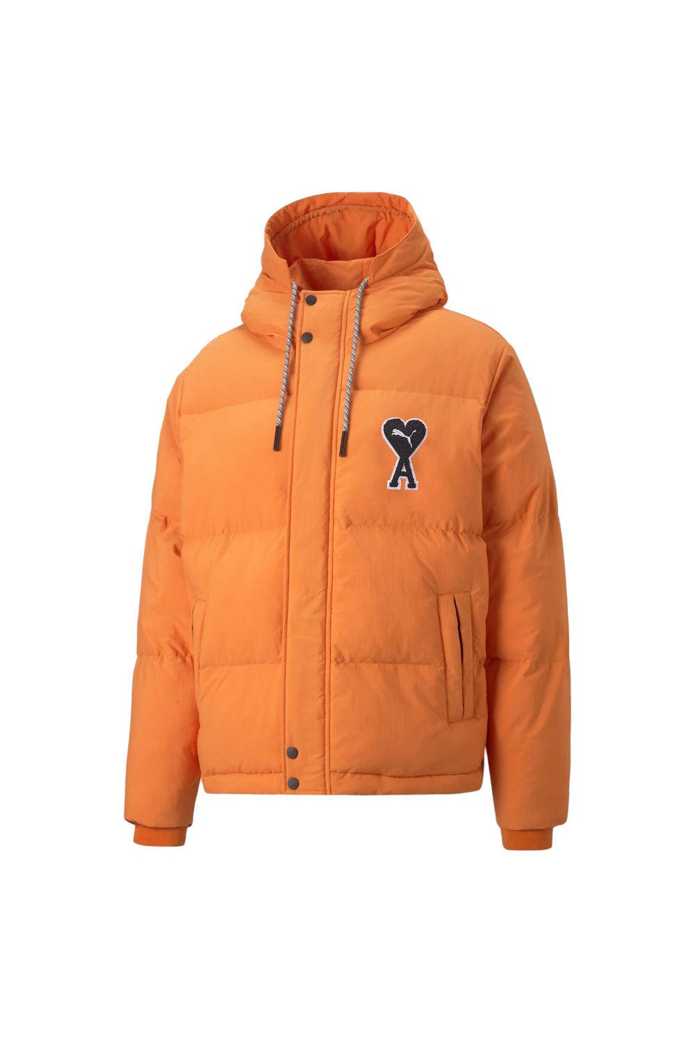 Puma-Puma x Ami Puffer Jacket Orange-Mont-1-roqelvaxirum.shop