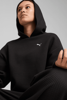 Puma-Q4 Studio Textured Hoody Puma Black-Sweatshirts & Hoodies-3-roqelvaxirum.shop