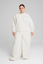 Puma-Q4 Studio Textured Hoody Vapor Gray-Sweatshirts & Hoodies-2-roqelvaxirum.shop