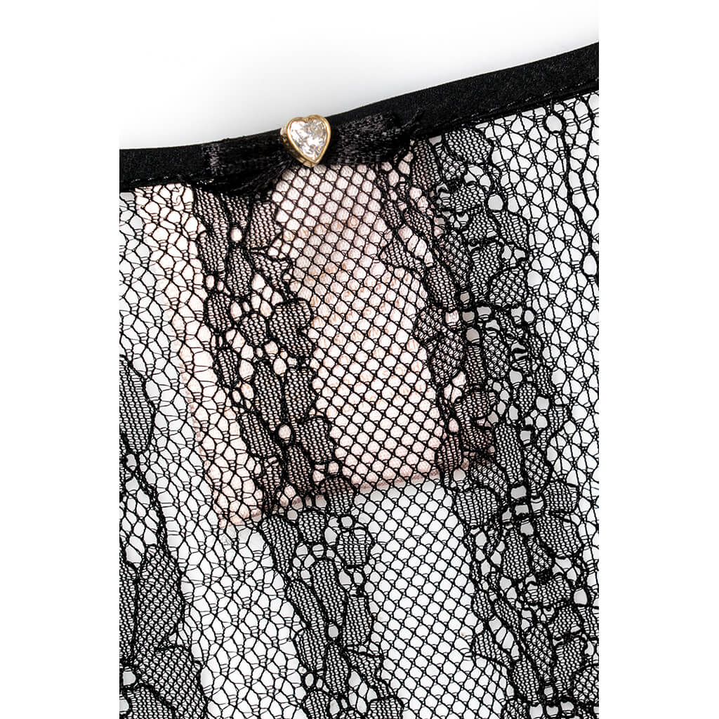 Pure Paris-Aimee Fransız Dantelli Uzun Sabahlık-Sabahlık-3-roqelvaxirum.shop