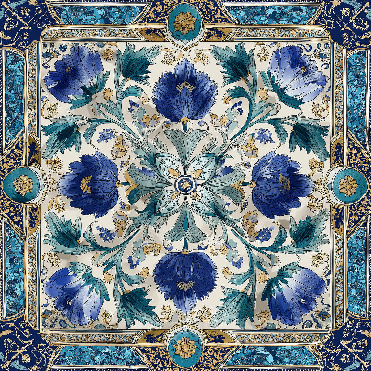 Pure Paris-Bleu D’Anatolie İpek Fular-Şal & Fular-1-roqelvaxirum.shop