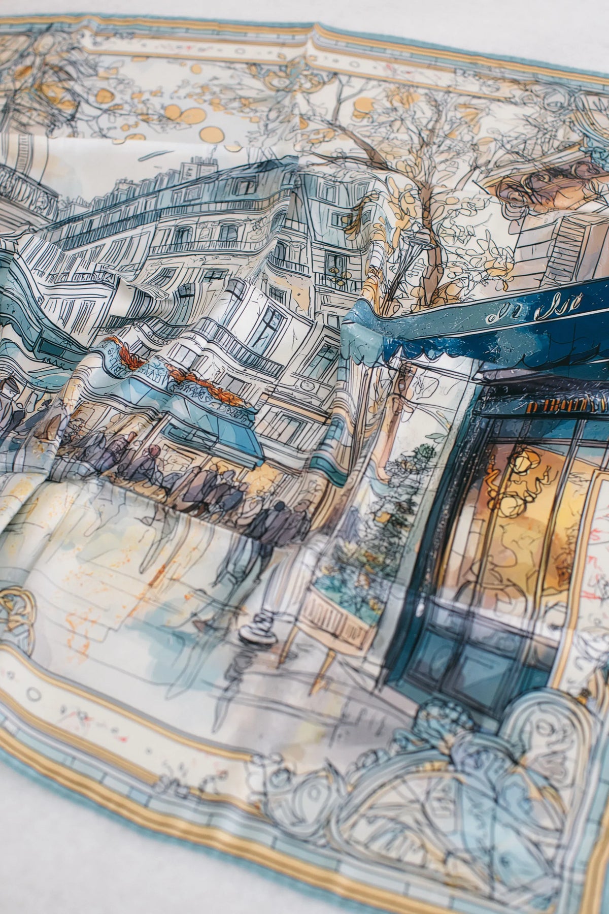 Pure Paris-Café Saint-Germain İpek Fular-Şal & Fular-2-roqelvaxirum.shop