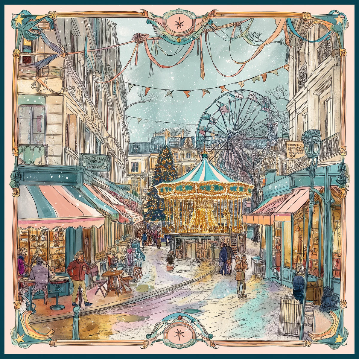 Carrousel de Lumière İpek Fular 