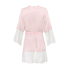 Pure Paris-Claire İpek Saten Kısa Dantelli Sabahlık-Sabahlık-10-roqelvaxirum.shop