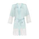 Pure Paris-Claire İpek Saten Kısa Dantelli Sabahlık-Sabahlık-5-roqelvaxirum.shop