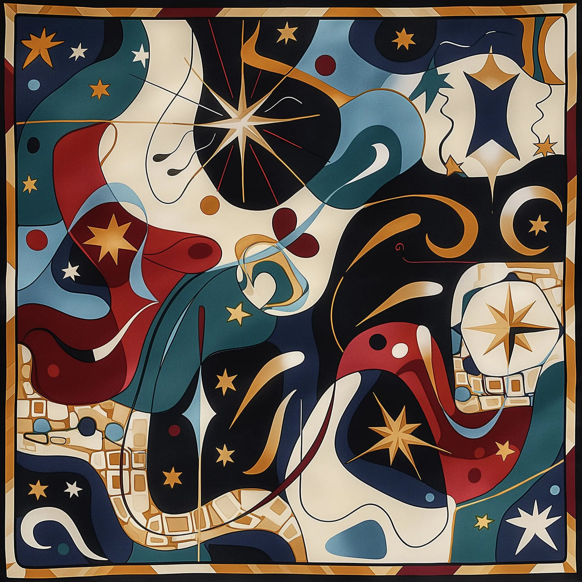 Pure Paris-Cosmic Mirage İpek Fular-Şal & Fular-1-roqelvaxirum.shop