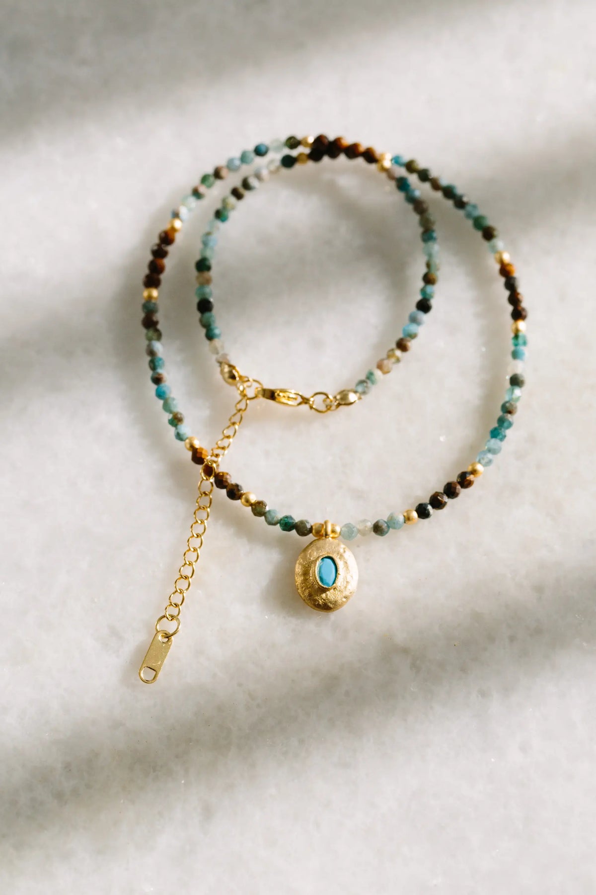 Elena Aventurin Kolye - Turquoise
