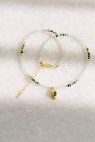 Elena Yeşim Ve Zümrüt Kolye - Emerald Green