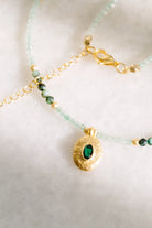 Elena Yeşim Ve Zümrüt Kolye - Emerald Green