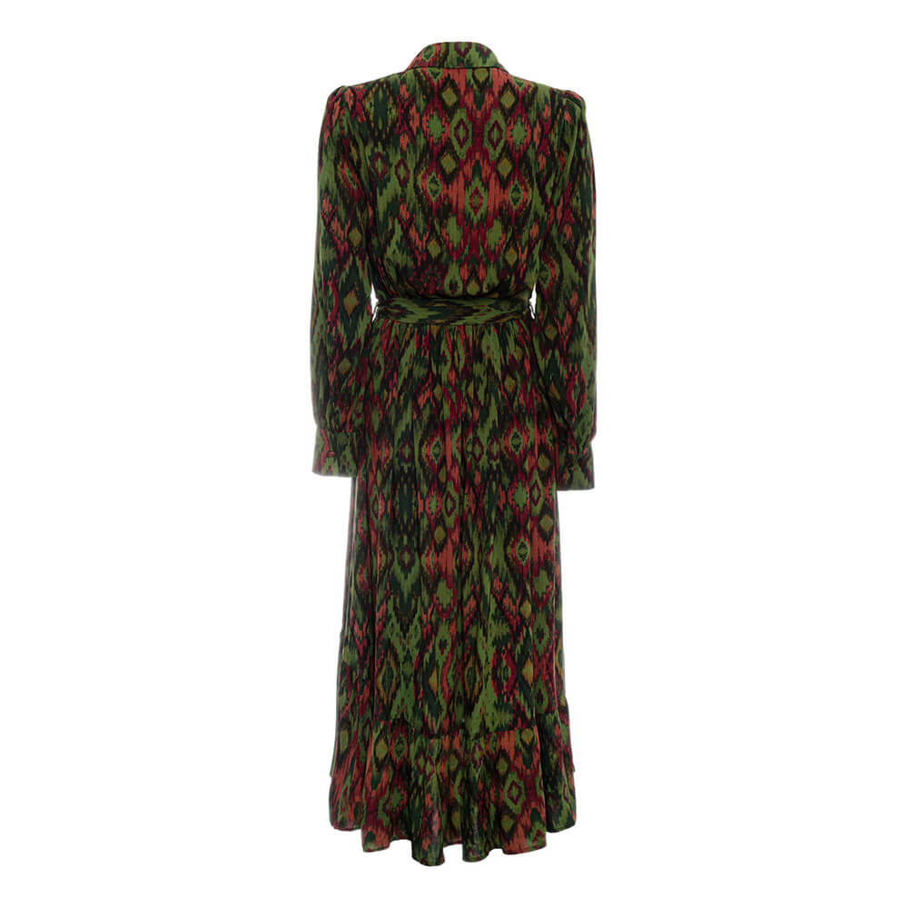 Pure Paris-Ikat Uzun Elbise-Elbise-2-roqelvaxirum.shop