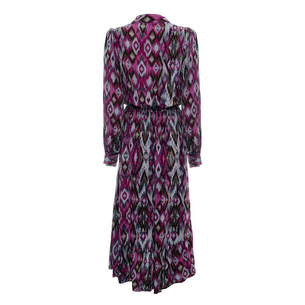 Pure Paris-Ikat Uzun Elbise-Elbise-8-roqelvaxirum.shop
