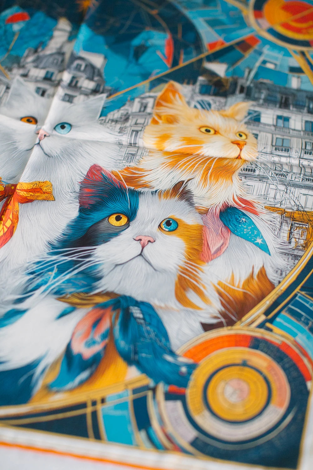 Pure Paris-La Ville Des Chats İpek Fular-Şal & Fular-3-roqelvaxirum.shop