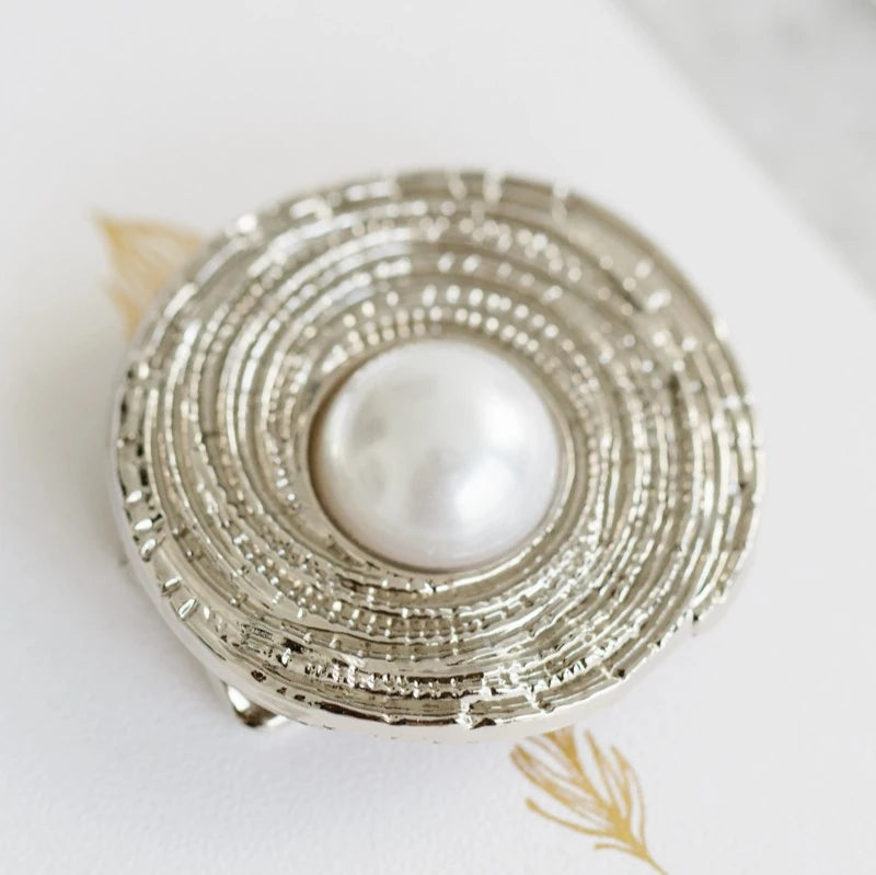 Pure Paris-Pearl Fular Aksesuarı Rose Gold-Saç Aksesuarı-3-roqelvaxirum.shop
