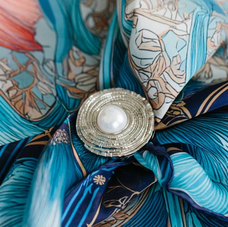 Pure Paris-Pearl Fular Aksesuarı Silver-Saç Aksesuarı-2-roqelvaxirum.shop