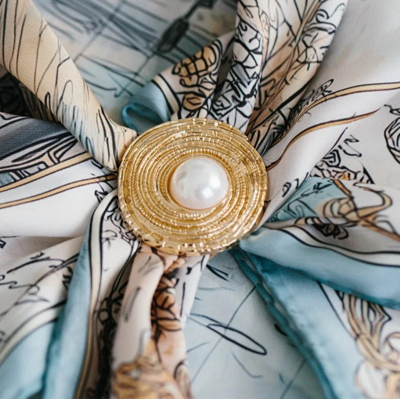 Pure Paris-Pearl Fular Aksesuarı Silver-Saç Aksesuarı-4-roqelvaxirum.shop