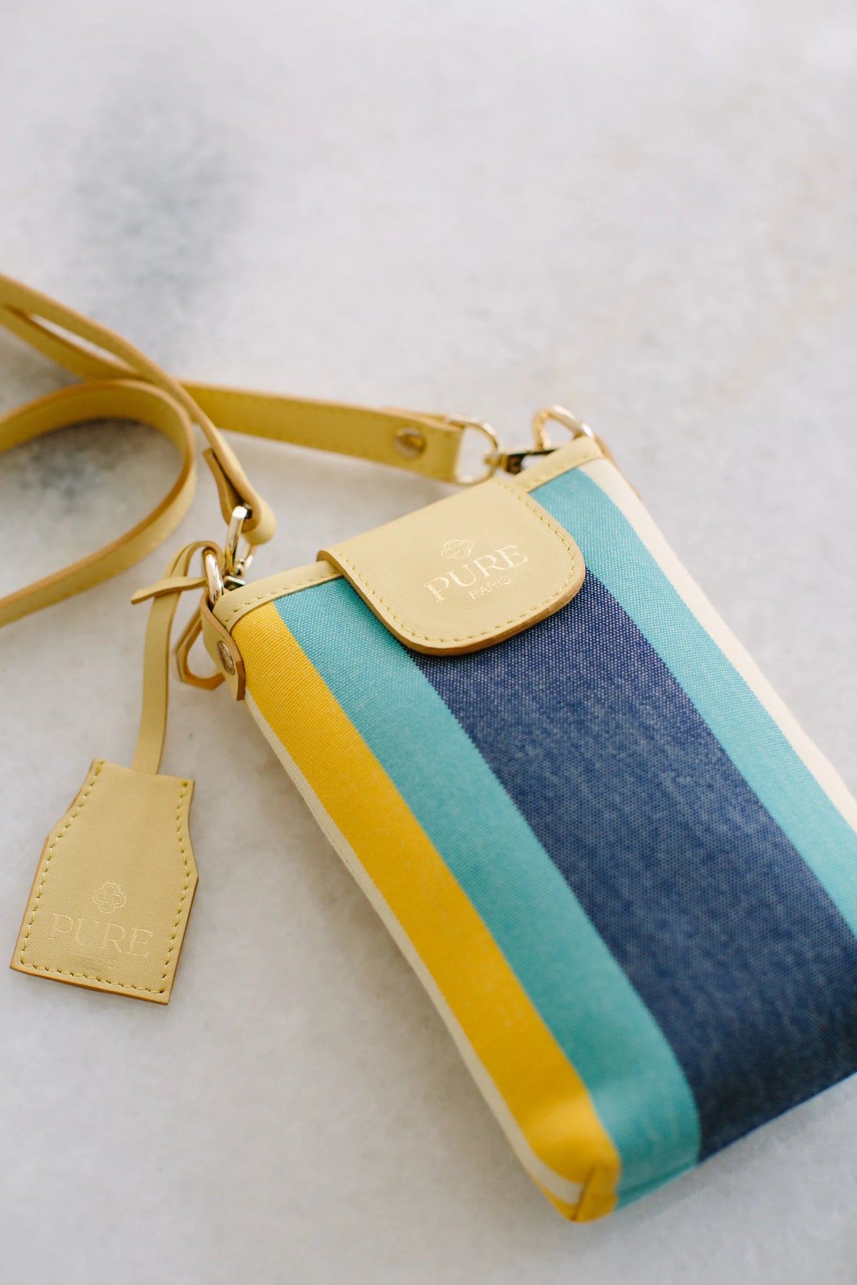 Pure Paris-Resort Phone Bag – Sunrise Blue-Telefon Çantası-6-roqelvaxirum.shop