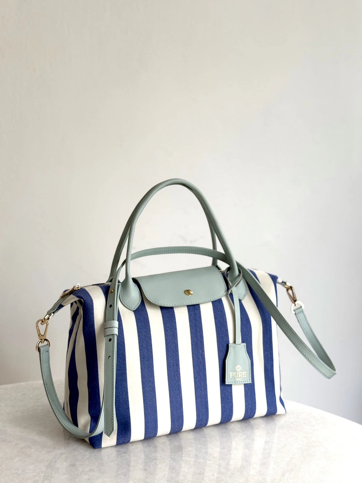 Pure Paris-Riviera Bag - Marine-Kol Çantası-1-roqelvaxirum.shop