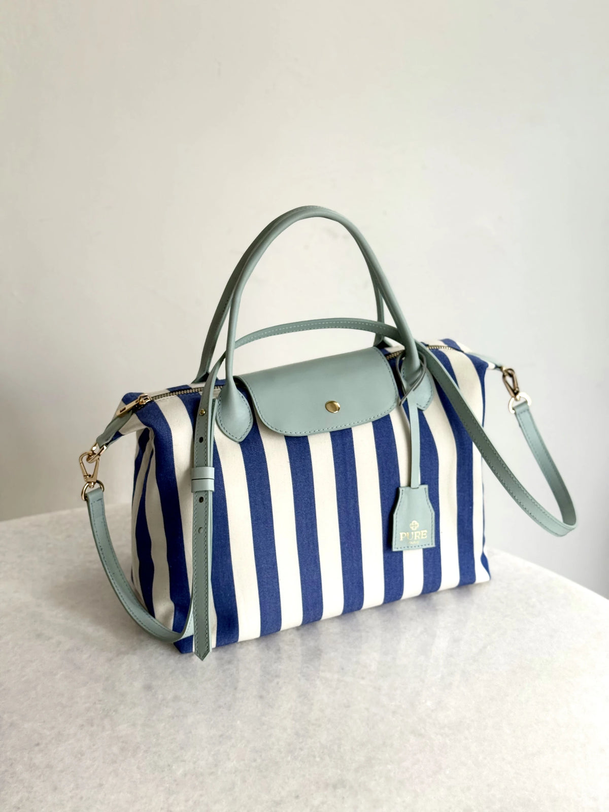 Pure Paris-Riviera Bag - Marine-Kol Çantası-2-roqelvaxirum.shop
