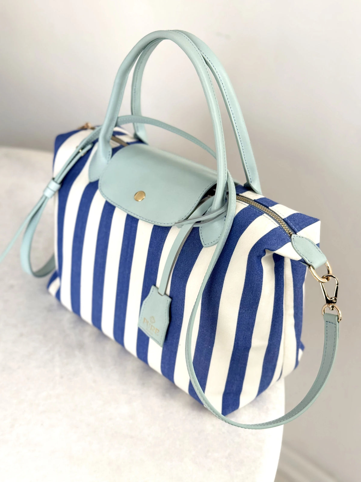 Pure Paris-Riviera Bag - Marine-Kol Çantası-3-roqelvaxirum.shop