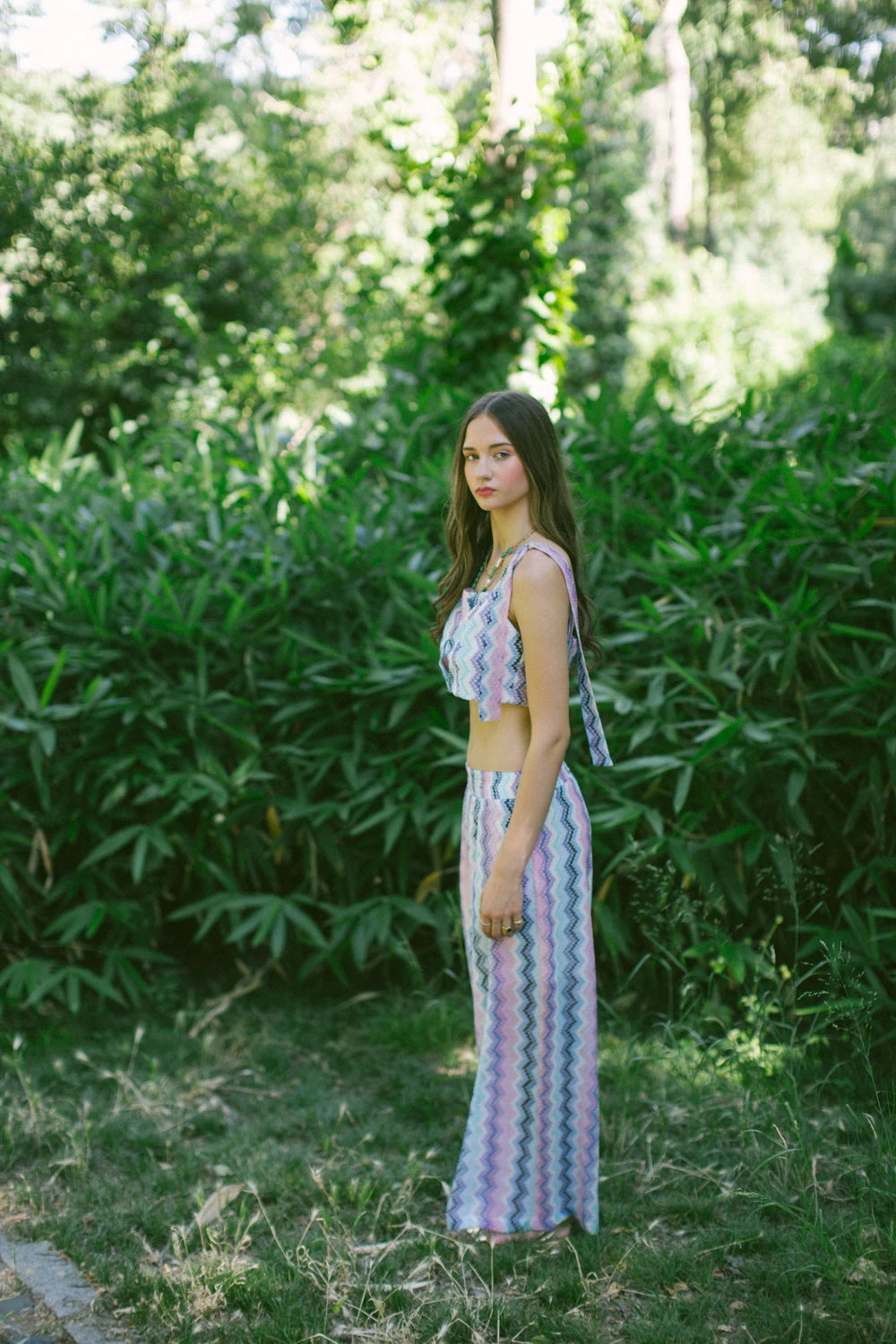 Pure Paris-Skala Örgü Büstiyer Ve Pantolon Takım-Alt - Üst Takım-2-roqelvaxirum.shop