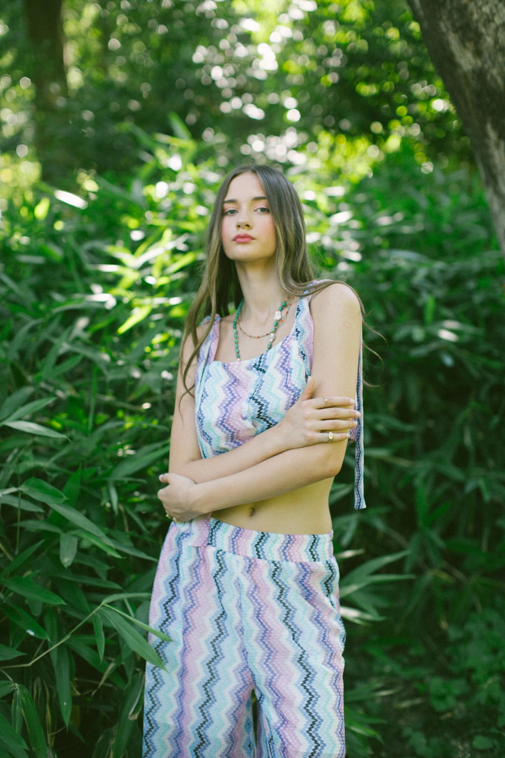 Pure Paris-Skala Örgü Büstiyer Ve Pantolon Takım-Alt - Üst Takım-6-roqelvaxirum.shop