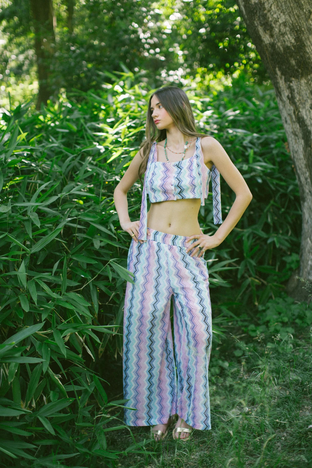 Pure Paris-Skala Örgü Büstiyer Ve Pantolon Takım-Alt - Üst Takım-7-roqelvaxirum.shop
