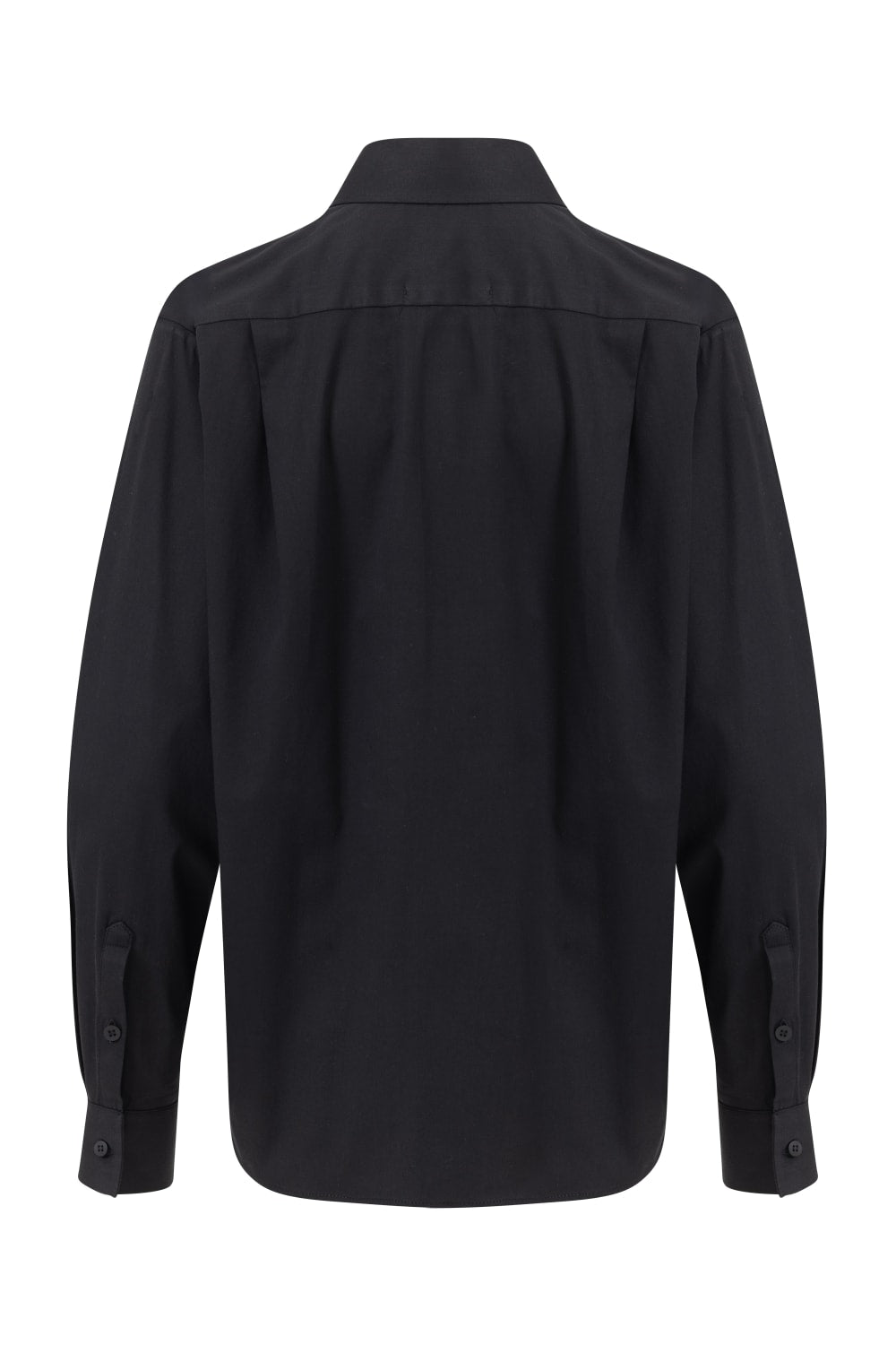 Rafael Fernè-Siyah Logo Oversize Gömlek-Gömlek-5-roqelvaxirum.shop