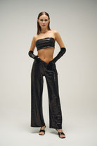 Ramme-Al Glamour Black Pant-Eşofman-5-roqelvaxirum.shop
