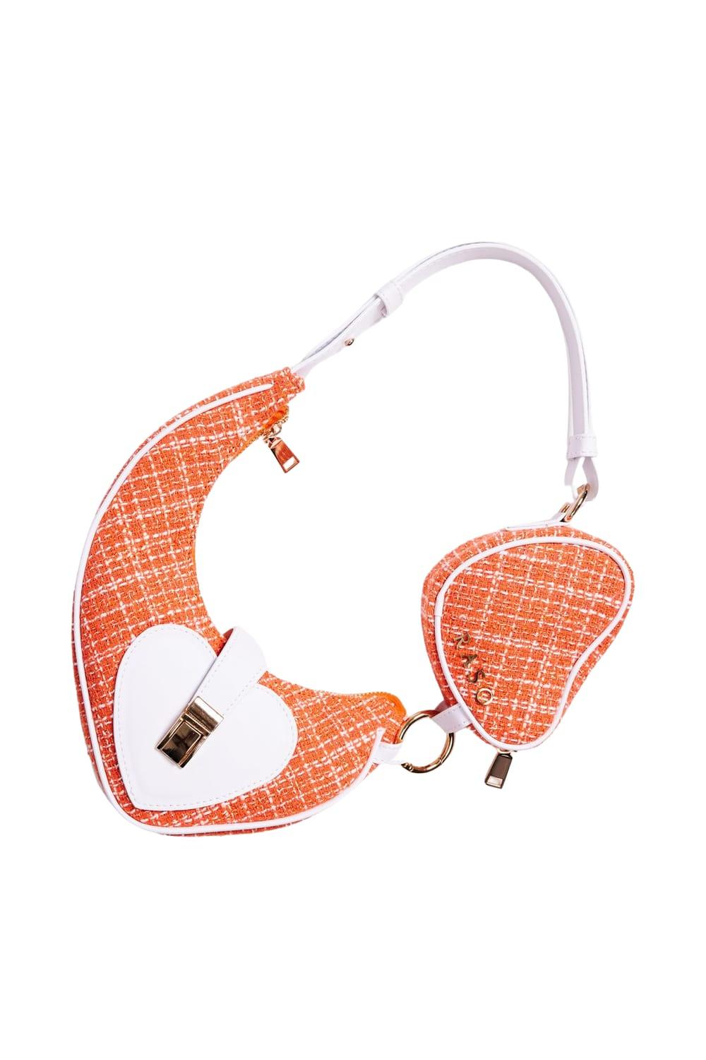 Raso-Cuore Arancia-Omuz Çantası-1-roqelvaxirum.shop