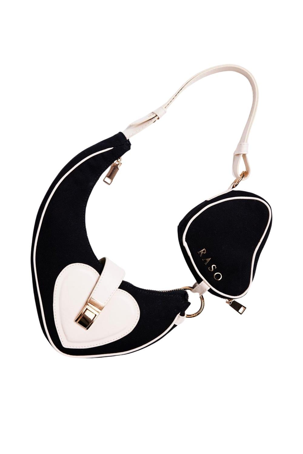 Raso-Cuore Nero-Omuz Çantası-1-roqelvaxirum.shop
