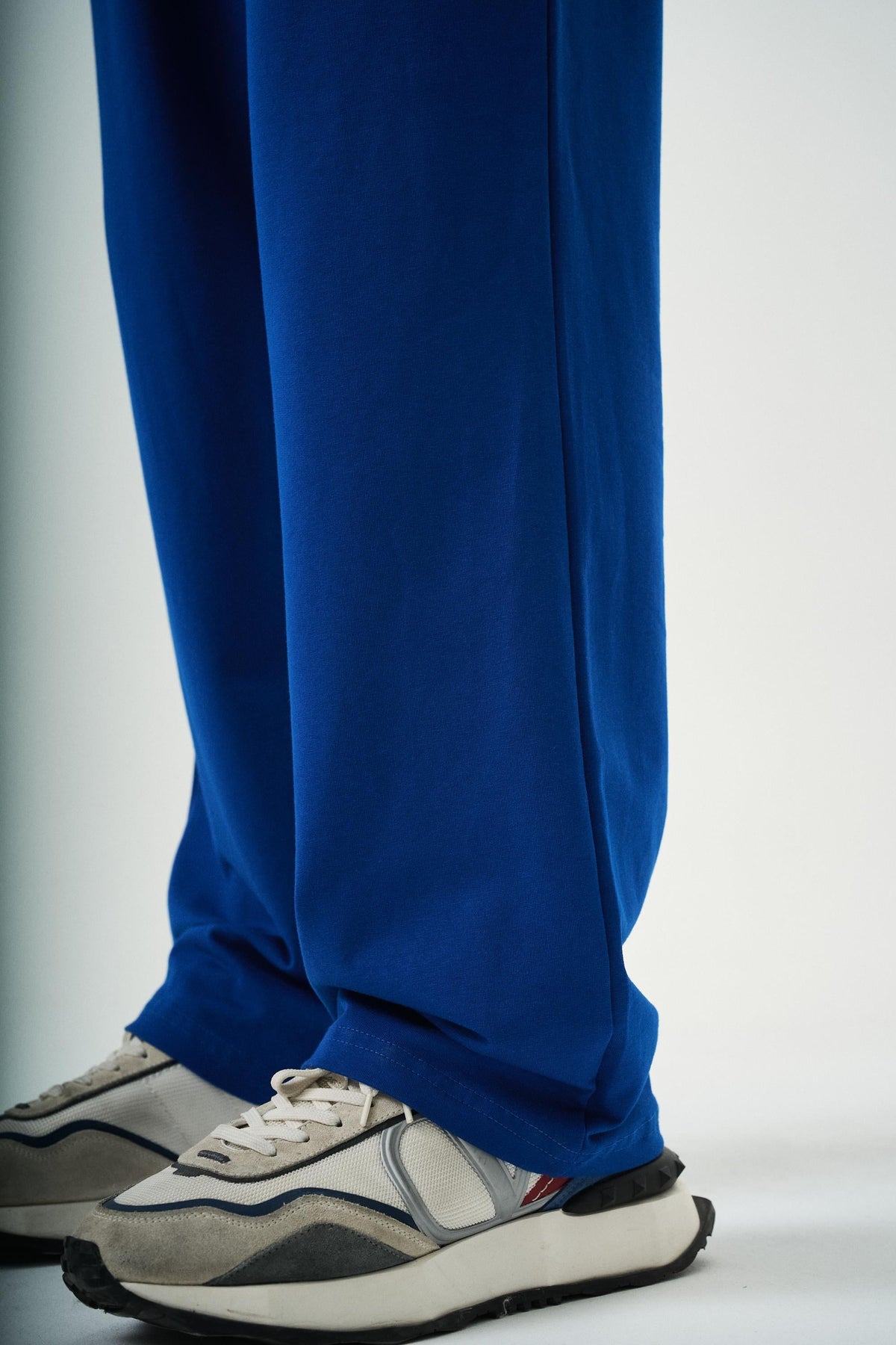 Erkek Basic Baggy Eşofman Altı Saks