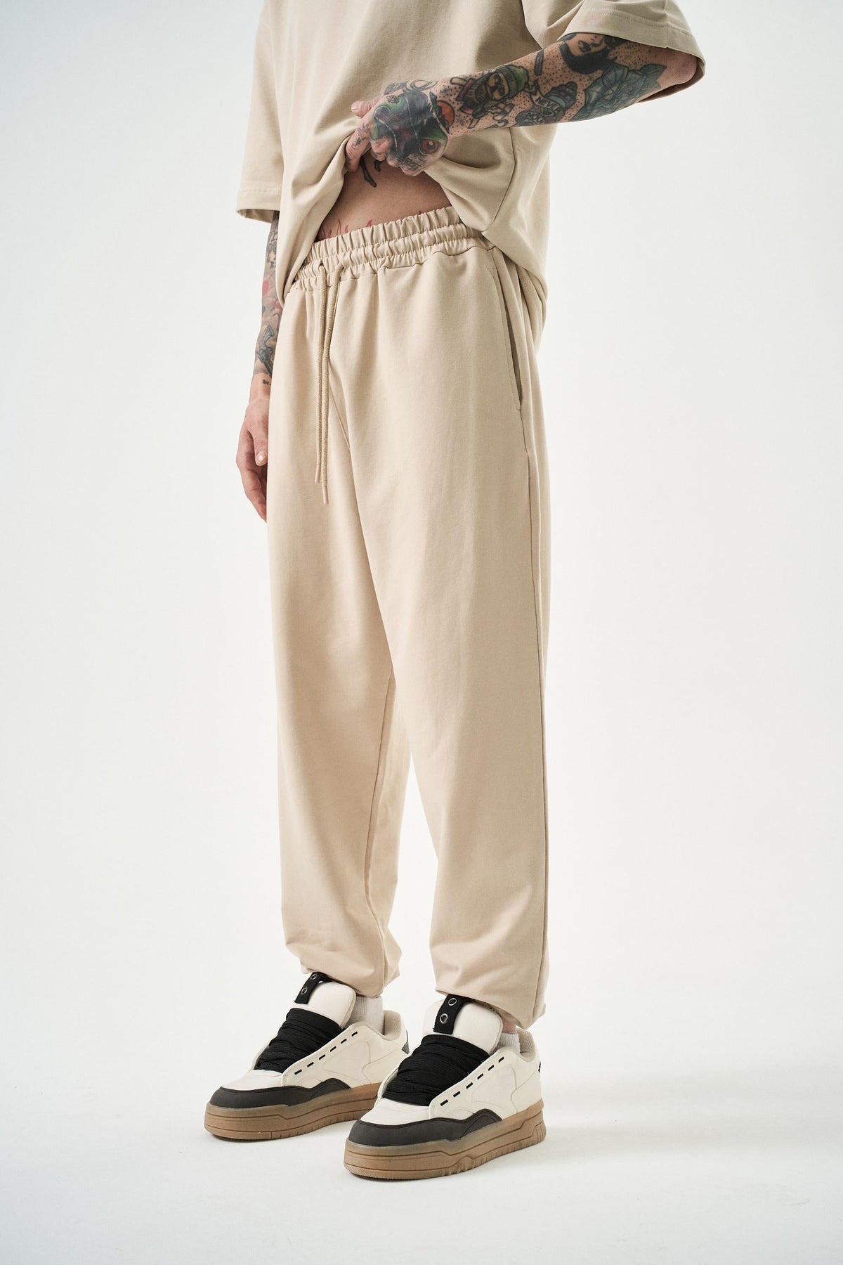Erkek Basic Jogger Eşofman Altı Bej