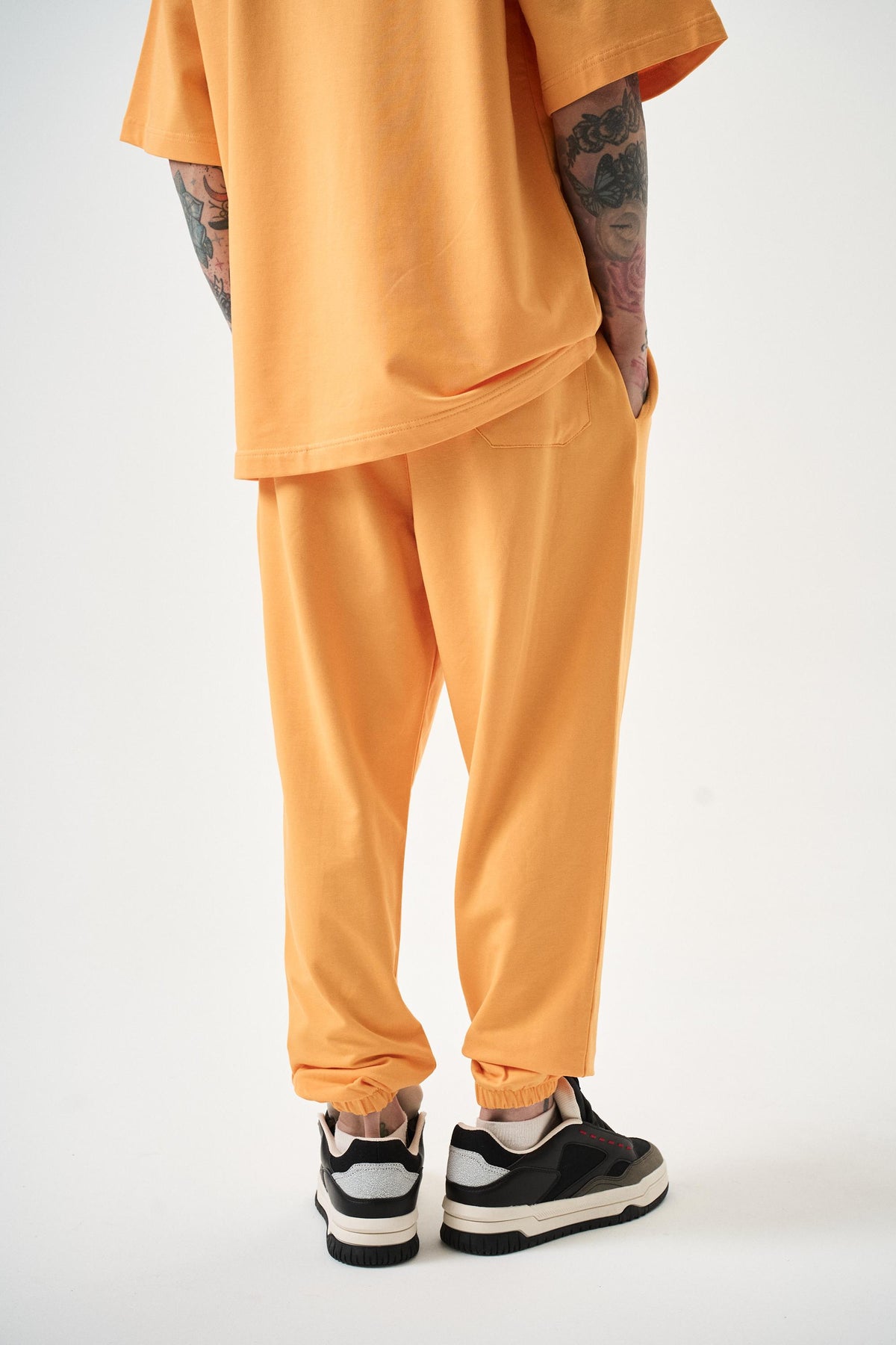 Erkek Basic Jogger Eşofman Altı Oranj