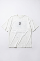 Erkek Nakışlı Oversize T-Shirt Ekru