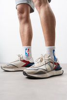 Respire-Unisex Basketbol Temalı Uzun Çorap Beyaz-Çorap-2-roqelvaxirum.shop