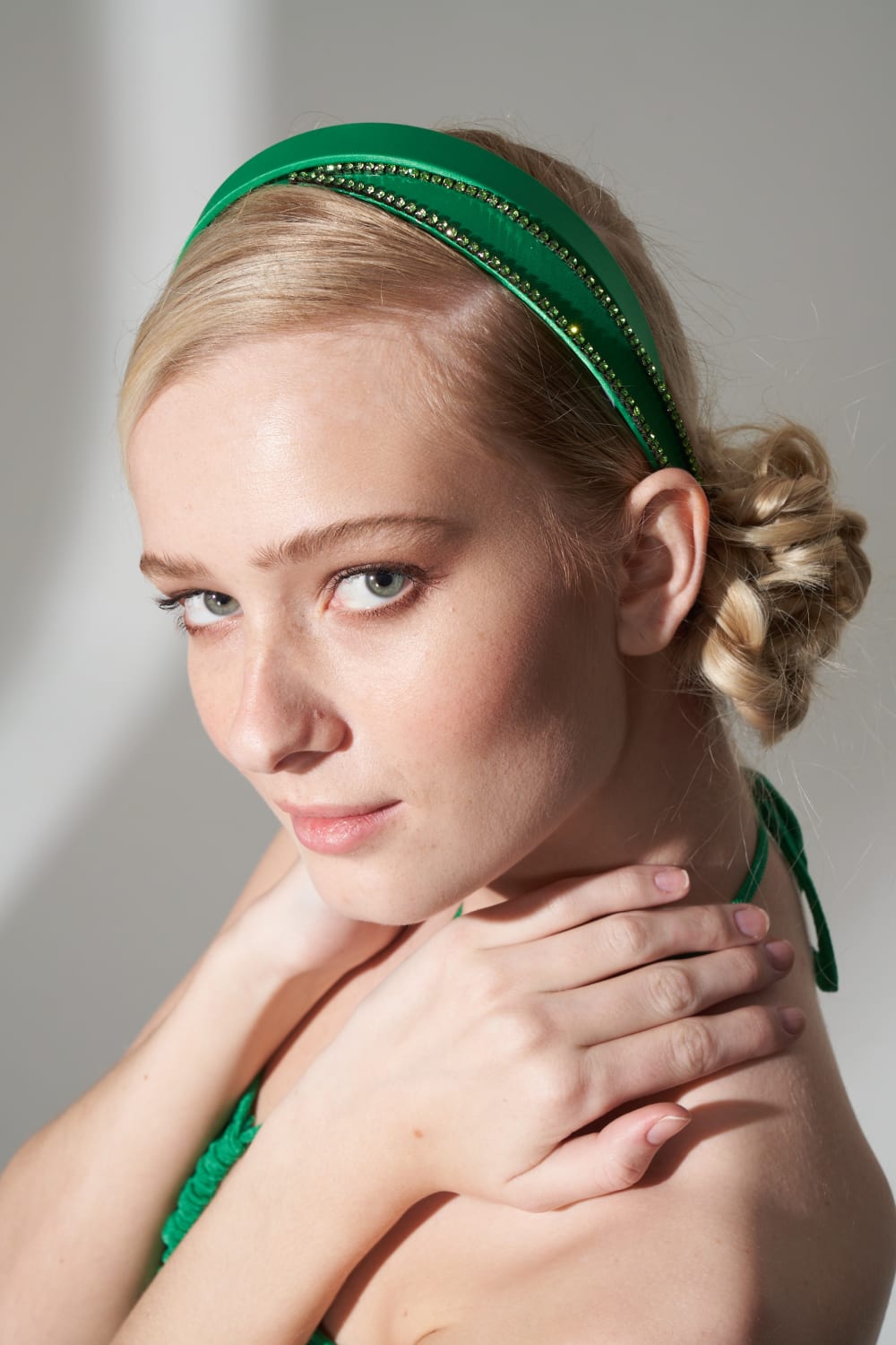 Rheya-Lai̇la Dual Green Taç-Saç Aksesuarı-1-roqelvaxirum.shop