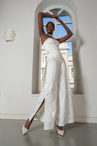Roccie-Alice Strapless Satin Corset-Büstiyer-3-roqelvaxirum.shop