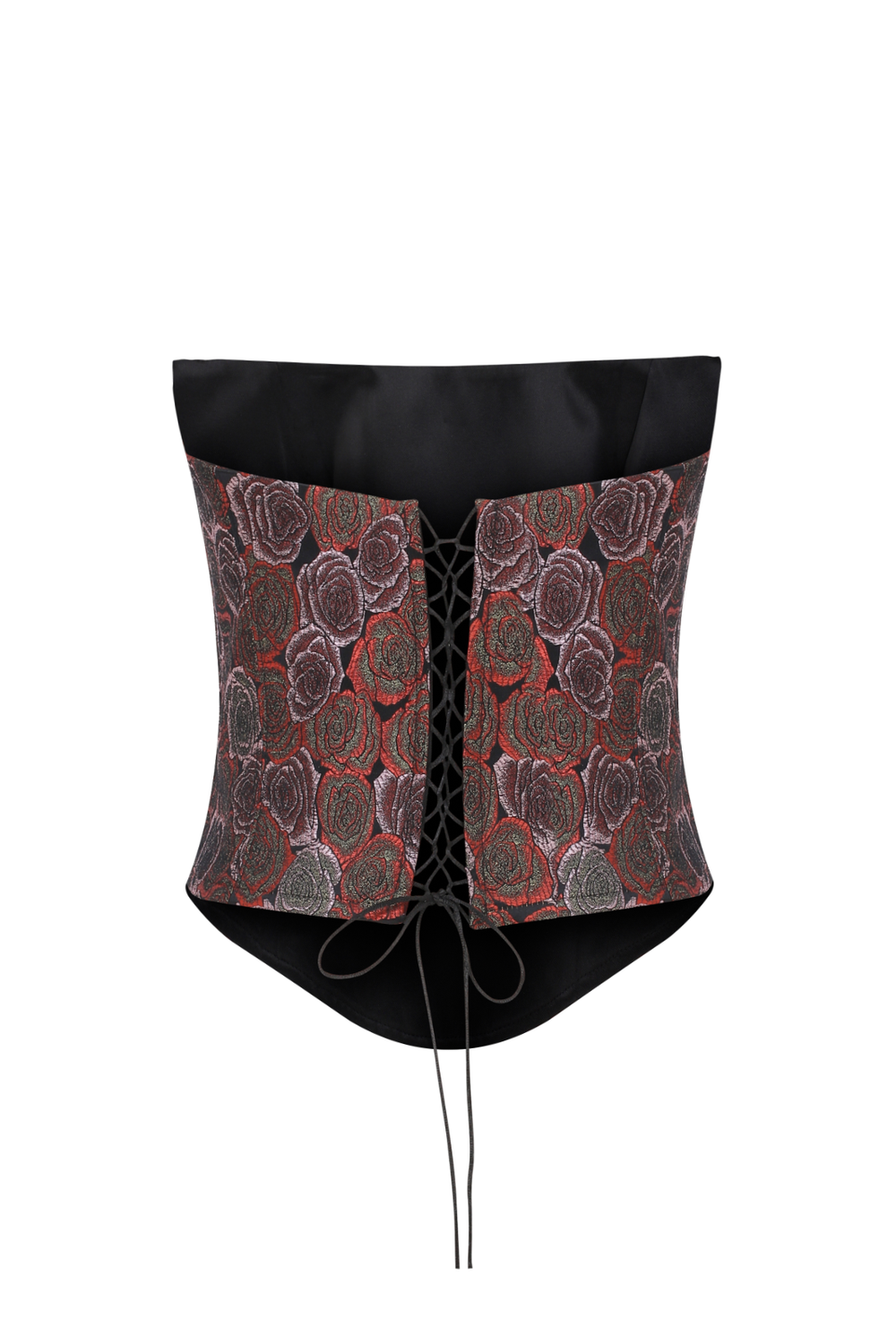 Roccie-Arina Patterned Strapless Corset-Büstiyer-2-roqelvaxirum.shop