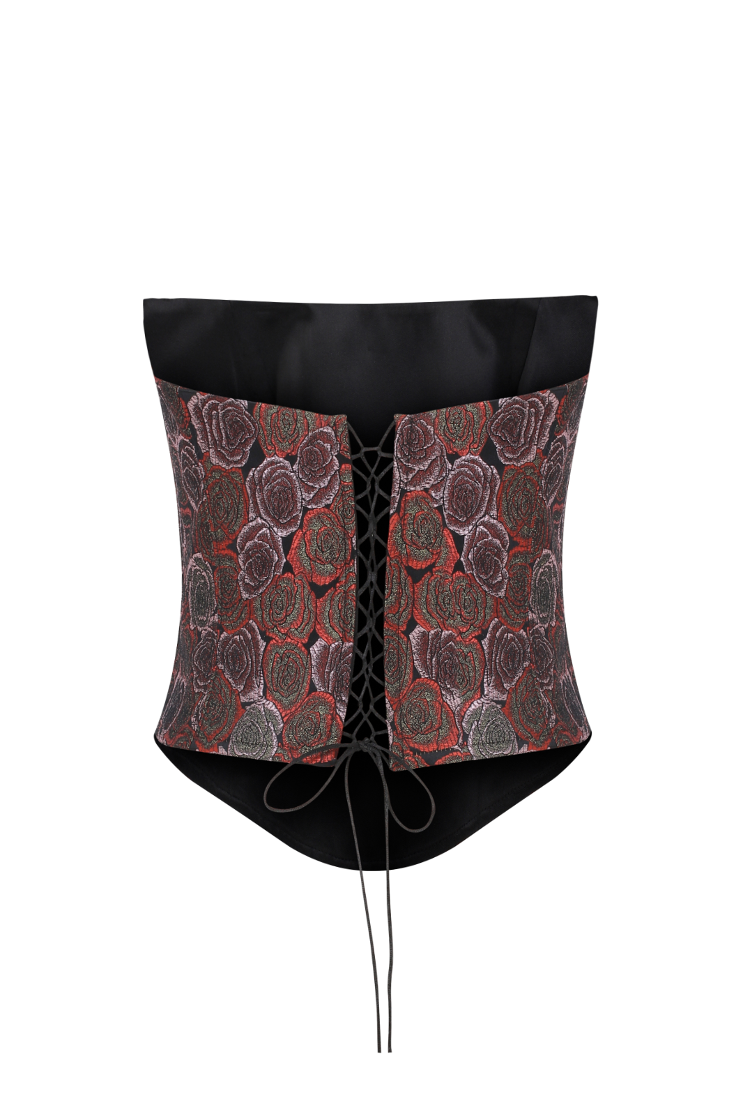 Roccie-Arina Patterned Strapless Corset-Büstiyer-2-roqelvaxirum.shop