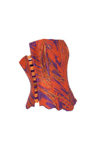 Roccie-Ingrid Patterned Strapless Corset-Büstiyer-2-roqelvaxirum.shop