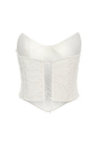Roccie-Marie Strapless Corset With Sequined Side Bead Detail-Büstiyer-4-roqelvaxirum.shop